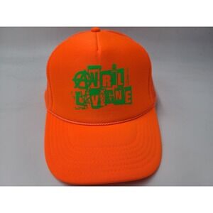 Avril Lavigne Greatest Hits Tour 2025 Blaze Orange Mesh Trucker Snapback Hat Cap